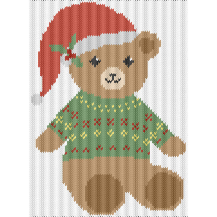 christmas teddy bear