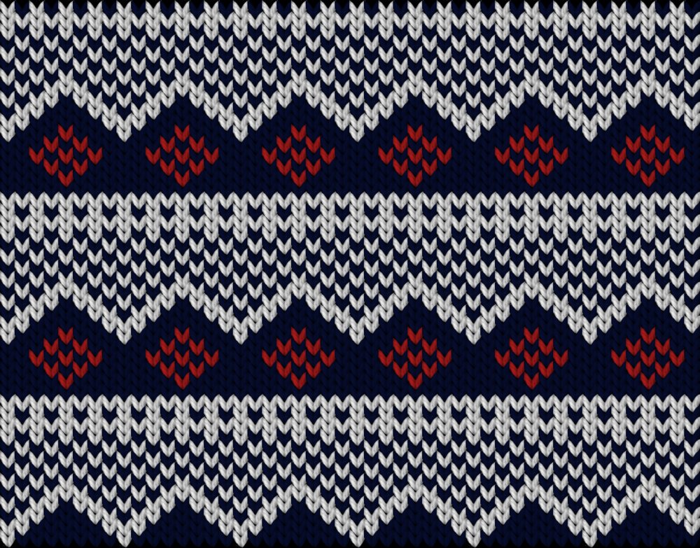 Knitting motif chart, Nordisk inpired