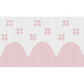 flower scallop pattern