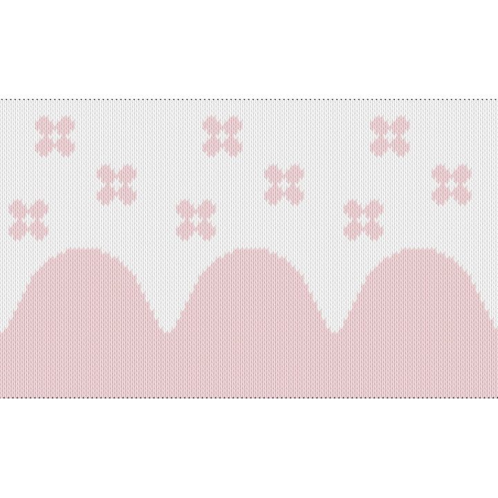 flower scallop pattern