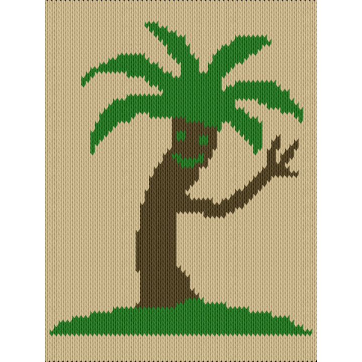 Waving Palm tree