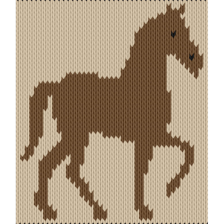 Trotting Horse Motif