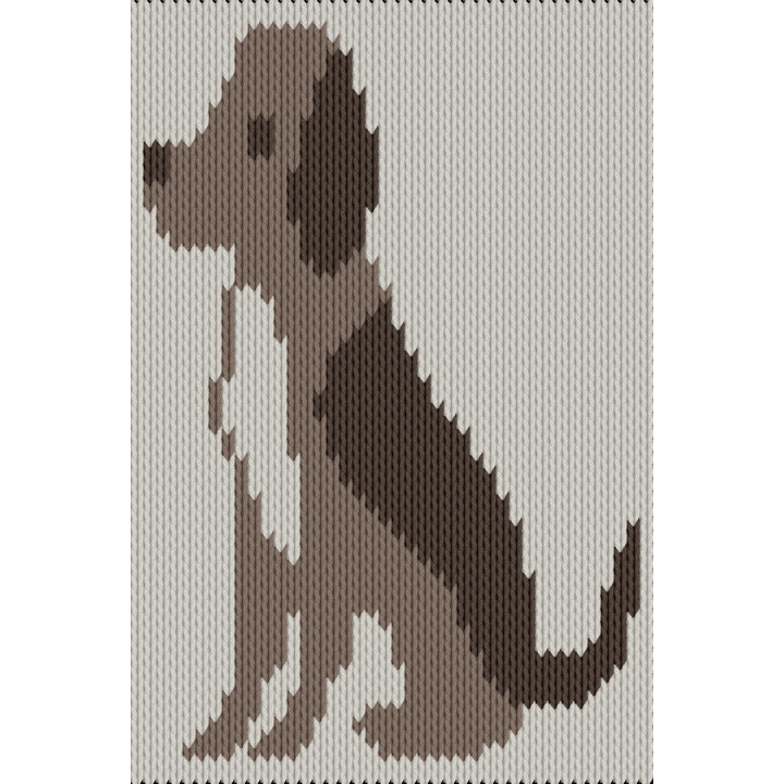 Sitting Pup Motif