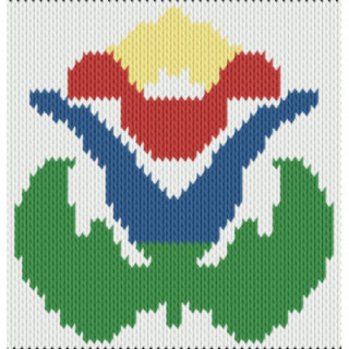 Folk Bloom – Traditional Floral Knitting Motif