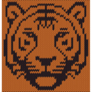 Tiger Face Motif