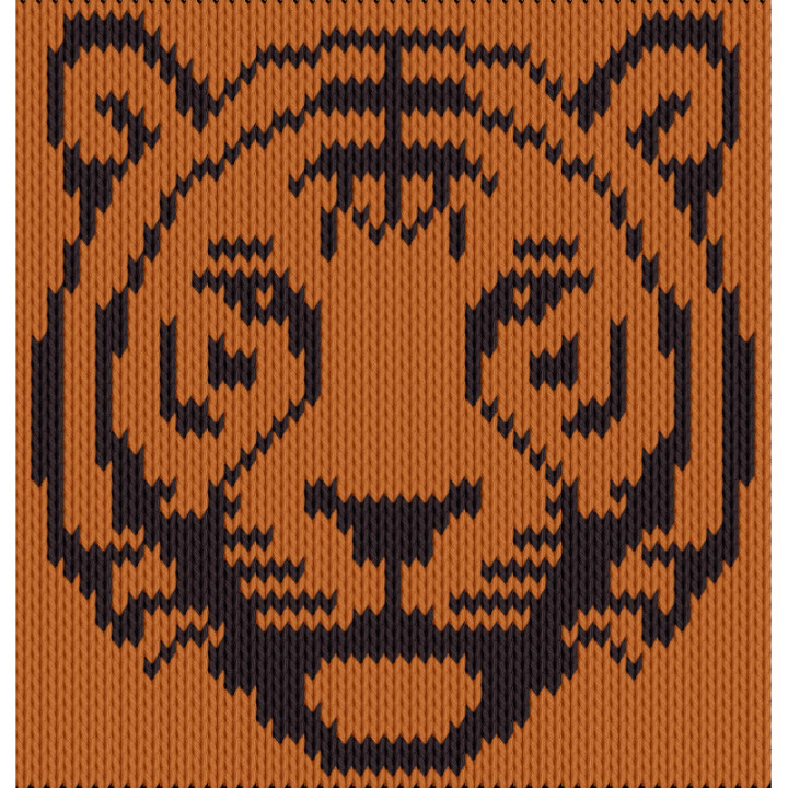 Tiger Face Motif