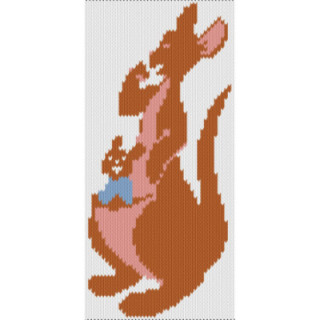 Kenguru mother and son