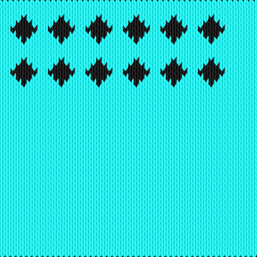 Knitting motif chart, Add motif