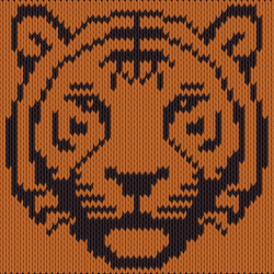 Tiger Face Motif