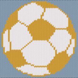 Golden Soccer Ball Motif