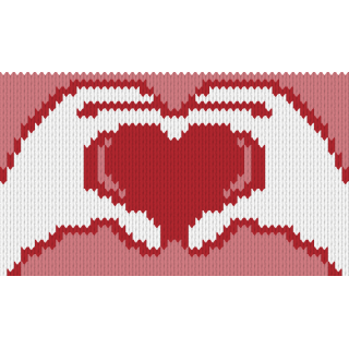 Heart Hands Knitting Chart – Symbol of Love | Knitted For You