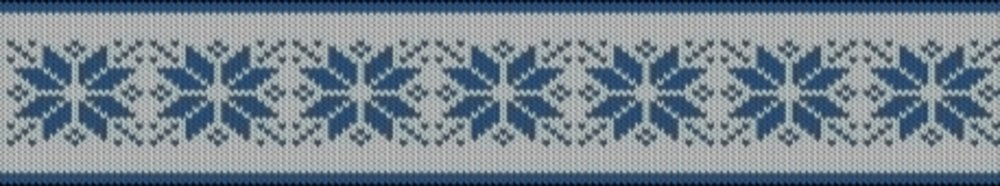 Knitting motif chart, Star motif