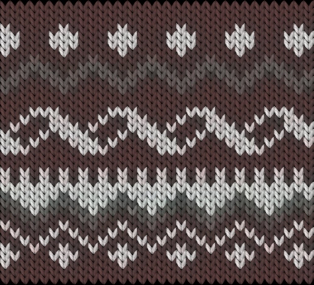 Knitting motif chart, Norsk or Icelandic