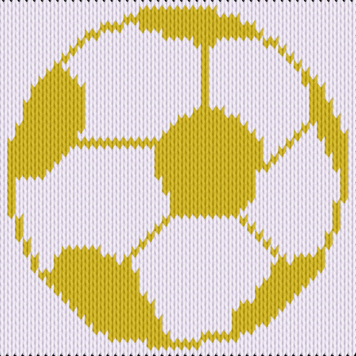 Golden Football Motif
