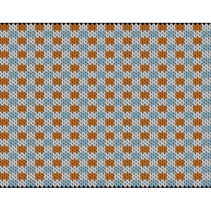 Slip stitch check pattern