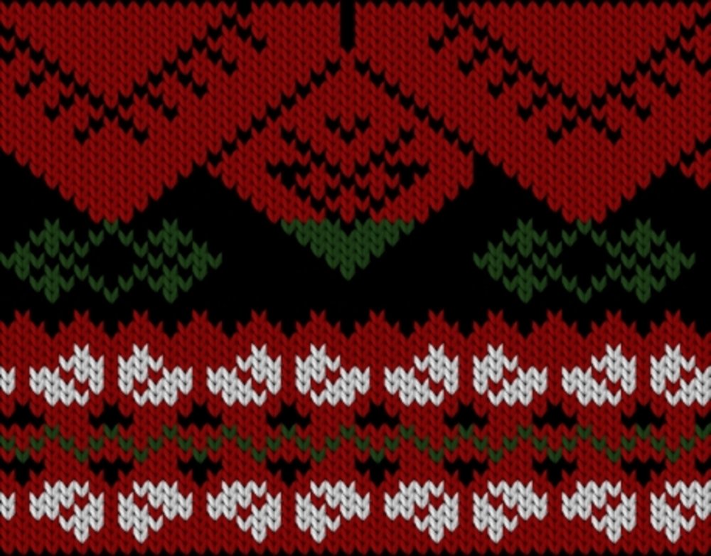 Knitting motif chart, Järvsö motif (part)