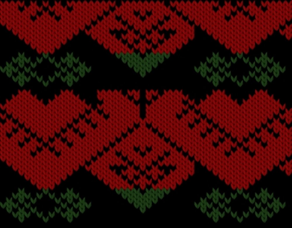 Knitting motif chart, Järvsö motif (part)
