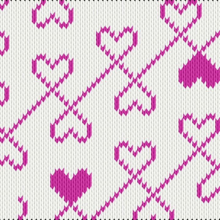 Crossed Hearts Repeat