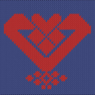 Heart motif with traditional influence