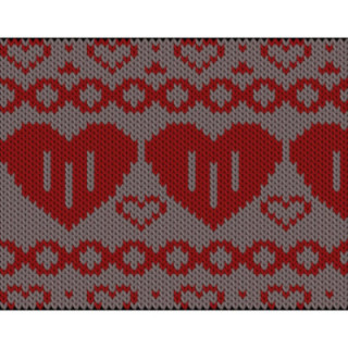 Traditional inspired hearts for an unik Valentine