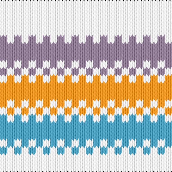 Blue, yellow, lavender