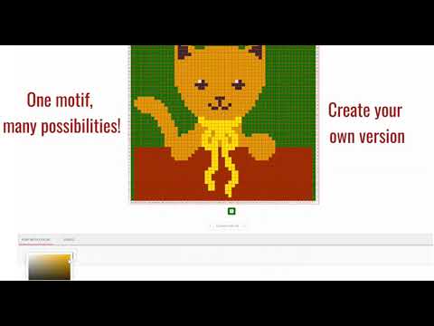 One knitting motif and many knitting possibilities