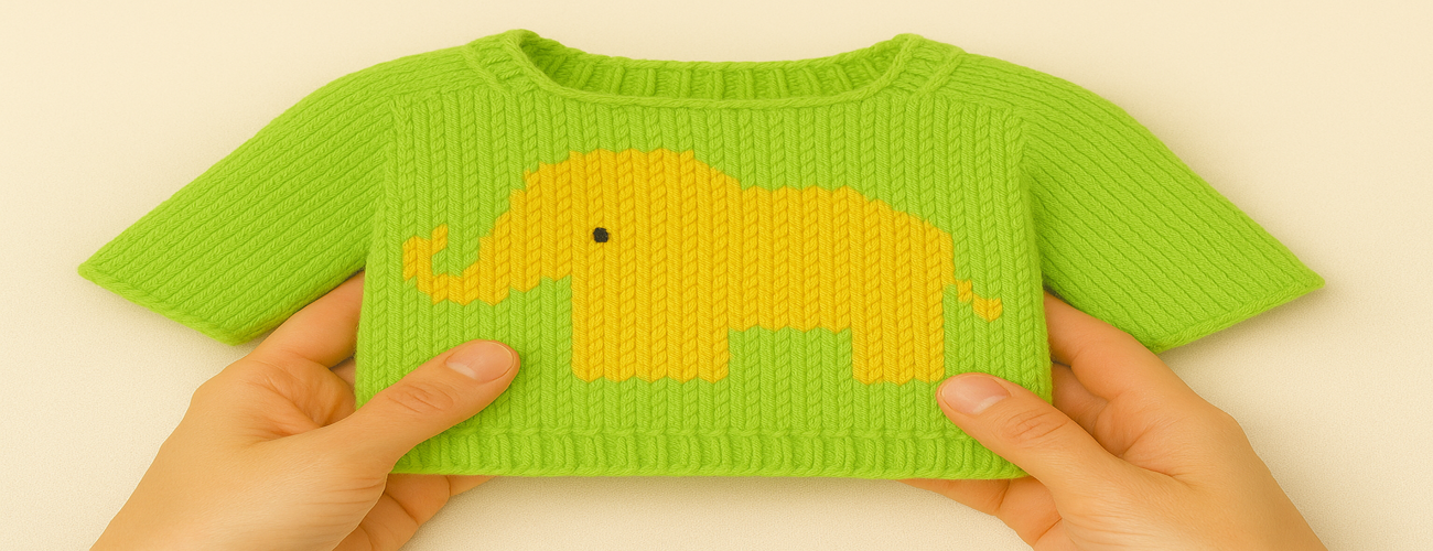 A collection of colorfull knitting